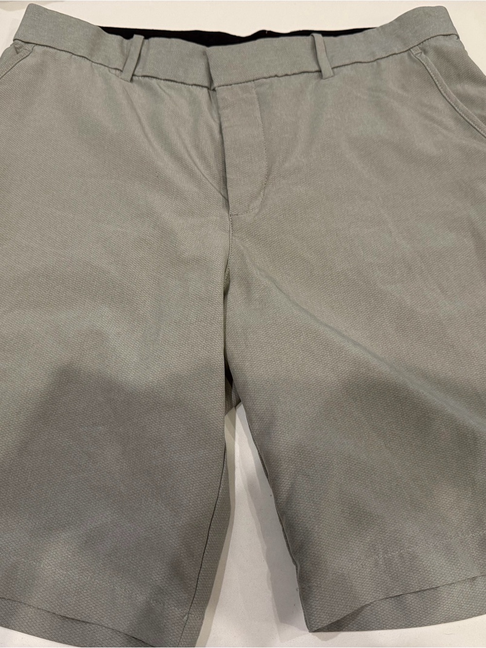 Nike Dri-FIT Men's Gray Golf Shorts 34W Regular Fit Zip Pockets